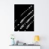 Black Interrupted 1037 | Prints by Petra Trimmel. Item composed of canvas and paper