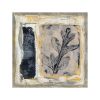 Garden Fog – Original Neutral Botanical Mixed Media Collage | Paintings by Michele Spurza. Item made of paper works with boho & country & farmhouse style