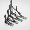 Crisscross Shelf Bracket | Hardware by Cloverdale Forge. Item composed of steel compatible with country & farmhouse and eclectic & maximalism style