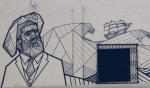 Marco Polo | Street Murals by Allison Kunath | Marco Polo Imports in Santa Monica. Item composed of synthetic