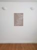 Peace | Tapestry in Wall Hangings by Saskia Saunders. Item made of linen with fiber works with minimalism & contemporary style