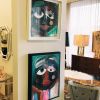 Abstract face | Oil And Acrylic Painting in Paintings by Kathi Graves Art. Item composed of wood and synthetic