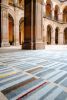 Bernardo Gomez-Pimienta - Hueyzacatlan - for Weaving Design Stories | Area Rug in Rugs by Odabashian (official) | Queretaro Regional Museum - INAH in Santiago de Querétaro. Item composed of wool and fiber