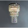 WM126 SMOKE CRYSTAL | Chandeliers by alanmizrahilighting | New York in New York. Item made of metal