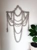 "Anissa" stoneware chain wall sculpture | Wall Hangings by Asmaa Aman Tran. Item composed of cotton & stoneware compatible with boho and contemporary style