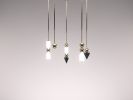 Laur Pendant/Chandelier | Pendants by Ovature Studios. Item made of brass with glass