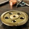 Turbine in Brass | Coffee Table in Tables by Davino Mari Design | Columbus in Columbus. Item made of brass with glass works with industrial & urban style