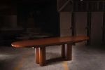 Eros Extendable Solid Oak Dining Table | Tables by Aeterna Furniture. Item composed of oak wood