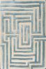 Anatolia Maze Hand-Tufted Area Rug | Rugs by Kevin Francis Design. Item made of fabric with fiber works with mid century modern & contemporary style