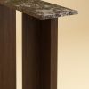 Dark Marble and Oak Console Table - MAHA by Lebanto | Tables by Lebanto. Item composed of oak wood and marble in minimalism or contemporary style