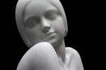 Pioggia | Sculptures by Cicero D'Ávila. Item made of marble