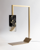 Lamp/Two BLACK | Table Lamp in Lamps by Formaminima. Item composed of brass and marble