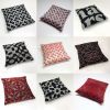Jacquard Woven Pillow | Pillows by Zuzana Licko. Item made of fabric compatible with modern style