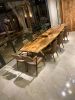 Custom Live Edge Walnut Large Dining Table | Tables by Gül Natural Furniture. Item made of walnut & metal compatible with mid century modern and contemporary style