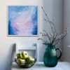 Heart open to the wind - Impressionist floral sky painting | Oil And Acrylic Painting in Paintings by Jennifer Baker Fine Art. Item made of canvas works with contemporary style