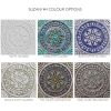 6 Turquoise tiles outdoor wall art | Tiles by GVEGA. Item composed of ceramic compatible with boho style