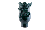 Gli Sposi in verde ,The Spouses in green set of 2 pieces | Vase in Vases & Vessels by Patrizia Italiano. Item made of ceramic