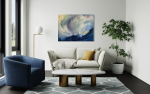 Windswept Arrival | Oil And Acrylic Painting in Paintings by AnnMarie LeBlanc. Item composed of wood in minimalism or contemporary style