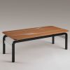 Lace | Coffee Table in Tables by Carol Jackson Furniture. Item composed of wood and aluminum in minimalism or contemporary style