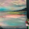 ‘Candy floss mists’ | Mixed Media by Tipperleyhill. Item composed of canvas and synthetic