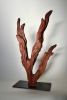 Ancient Tree II - Small Wood Sculpture | Sculptures by Lutz Hornischer - Sculptures in Wood & Plaster. Item composed of wood in contemporary or country & farmhouse style