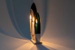 Onnda Flame  Filiform- Deep Sea | Candle Holder in Decorative Objects by Catrinel Săbăciag. Item composed of brass in boho or contemporary style