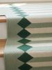 Handwoven Woolen Runner Rug | Rugs by Evergreen Carpets. Item composed of wool in boho or minimalism style