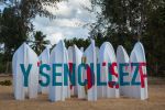 Fuerza de remo y sencillez de espuma | Street Murals by +Boa Mistura | Playa Punta Popy in Las Terrenas. Item composed of synthetic