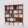 GATE modular shelves system Walnut Stained | Shelving in Storage by SVITANOK by Artem Zakharchenko. Item made of wood & steel compatible with boho and minimalism style