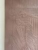 Monochrome Dusty Pink | Paneling in Wall Treatments by Elsa Jeandedieu Studio. Item composed of concrete compatible with boho and minimalism style