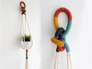 Macrame Plant Hanger, Knotted Plant Hanger | Plants & Landscape by Freefille. Item made of cotton works with contemporary & modern style