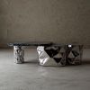 Marble & Steel Coffee Table — Colgado, Nitush Aroosh | Tables by Nitush Aroosh. Item composed of steel and marble in contemporary or eclectic & maximalism style