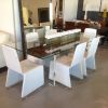 FIORELA DINING TABLE | Tables by Gusto Design Collection | Miami in Miami. Item made of birch wood & glass