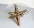 "Lock"   bamboo coffee table | Tables by JAN PAUL | Private Residence - Maastricht, Netherlands in Maastricht. Item composed of bamboo & glass compatible with mid century modern and contemporary style