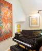 Orchid | Oil And Acrylic Painting in Paintings by Jill Krutick. Item made of canvas & synthetic