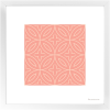 Framed Poster - Art Print 4x4 Folha Oliveira Rosa | Prints by Alzuleycha. Item made of paper works with mediterranean style