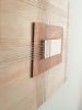 Minimalist Wood and Woven Fiber Wall Art - Medium | Tapestry in Wall Hangings by Cheyenne Concepcion. Item made of fiber compatible with scandinavian style