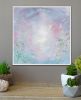 I'll be thinking of you - Abstract floral painting | Oil And Acrylic Painting in Paintings by Jennifer Baker Fine Art. Item made of canvas compatible with boho and contemporary style