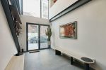 Atelier Eva Design/Build by CAUV Design | Paneling in Wall Treatments by Joe Cauvel of Cauv Design | Atelier Eva in Brooklyn. Item made of oak wood & steel