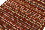 Vintage Gabbeh Persian Tribal Rug in Vibrant Chevron Pattern | Area Rug in Rugs by Rug and Kilim