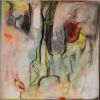 Twin Flame (Frida) | Oil And Acrylic Painting in Paintings by Anne C. Faber. Item composed of canvas & synthetic