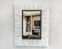 Selenite Mirror | Decorative Objects by Ron Dier Design | Thomas Lavin Inc in West Hollywood. Item composed of glass and synthetic