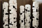 "Abstract Aspen" | Wall Sculpture in Wall Hangings by ANTLRE - Hannah Sitzer | Google Events Center in Redwood City. Item composed of wood