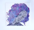 Head od Leda tribute to leanard de vinci | Mixed Media in Paintings by Virginie SCHROEDER. Item made of canvas compatible with minimalism and contemporary style
