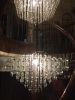Staircase long Crystal Chandelier | Chandeliers by Custom Lighting by Prestige Chandelier. Item made of metal with glass