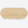 Travertine Stone Dining Table - Marble Dining Table Oval | Tables by Tinella Collection. Item made of marble works with minimalism & contemporary style