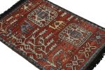 Rug & Kilim’s Caucasian Tribal Rug in Red with Camel | Area Rug in Rugs by Rug and Kilim