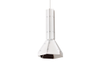 Hexagon Chrome White Pendant Light | Pendants by ADAMLAMP. Item composed of steel in minimalism or industrial style