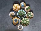 Set of 9 Basket Wall Decor, Woven baskets | Decorative Plate in Decorative Objects by Sarmal Design. Item composed of bamboo and cotton in boho or contemporary style