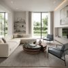 The Taiji Harmony Nested Coffee Table Blue Marble and Walnut | Tables by Dynasty Artisan. Item made of wood with steel works with minimalism & contemporary style